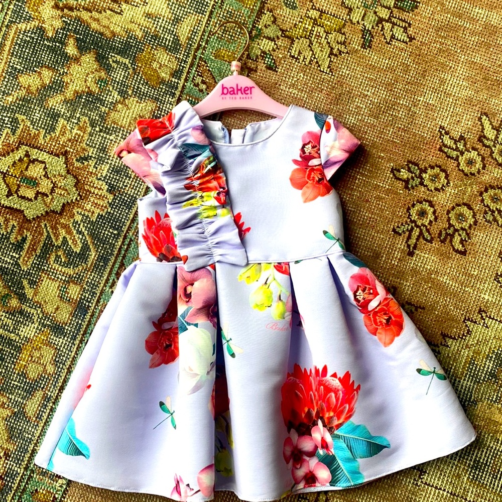 Baker by Ted Baker Purple Baby Dress 12-18 mos